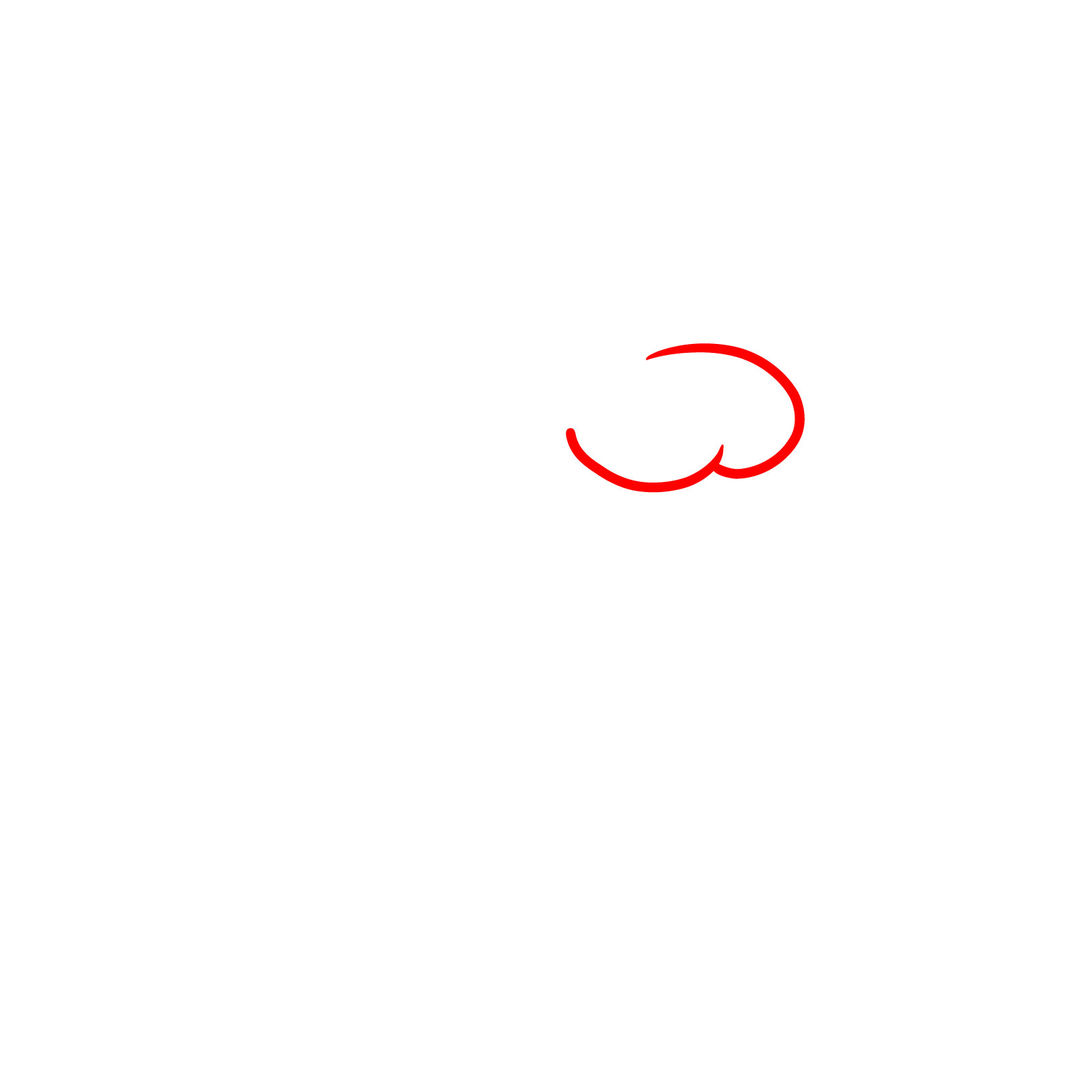 How to Draw a Cute Cartoon Leopard - step 01