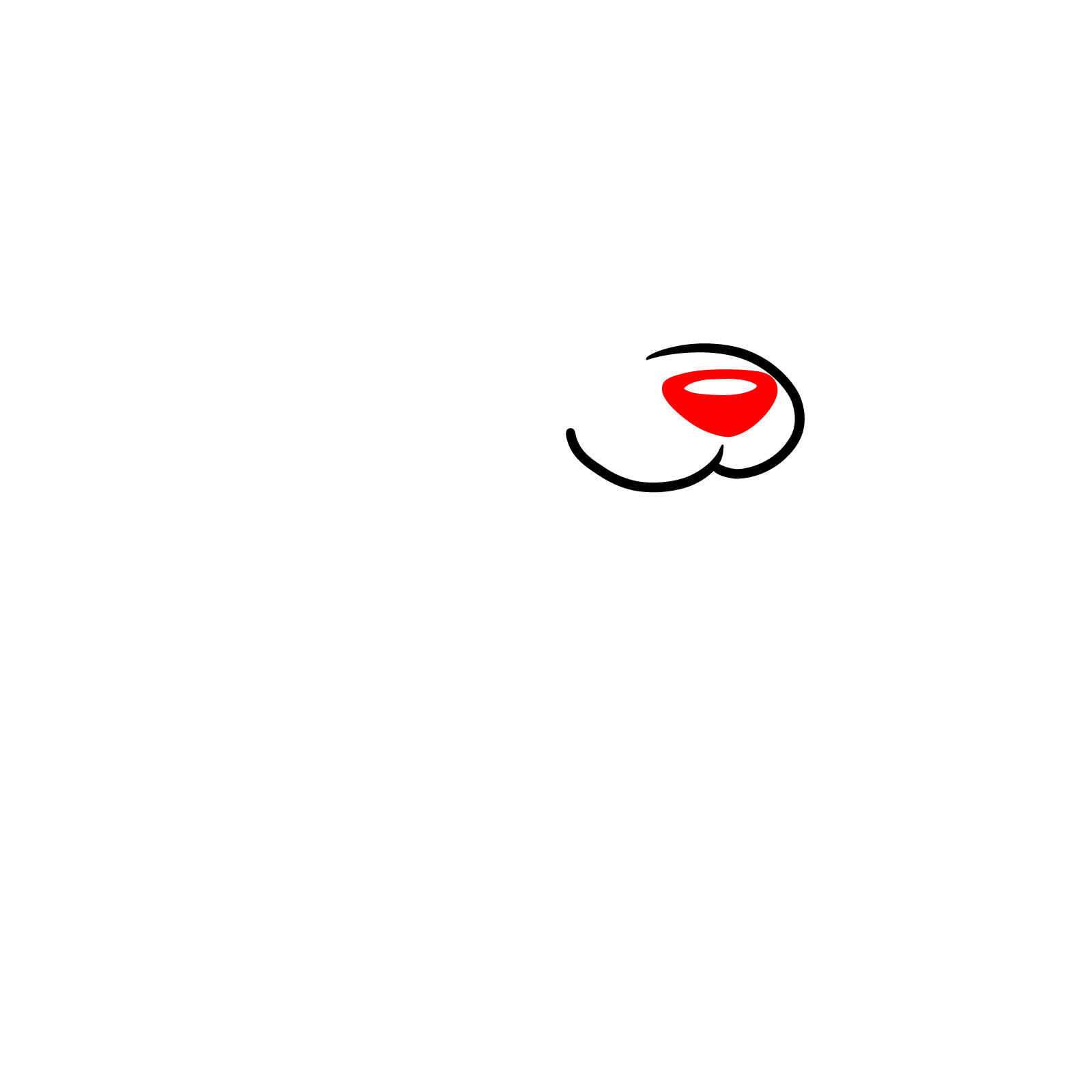 How to Draw a Cute Cartoon Leopard - step 02