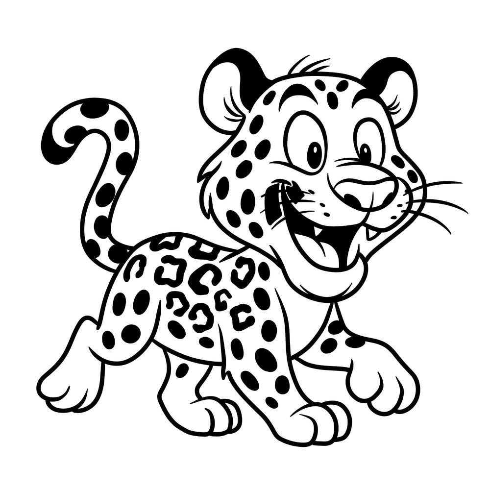 Learn How to Draw a Cartoon Jaguar with a Fun Personality
