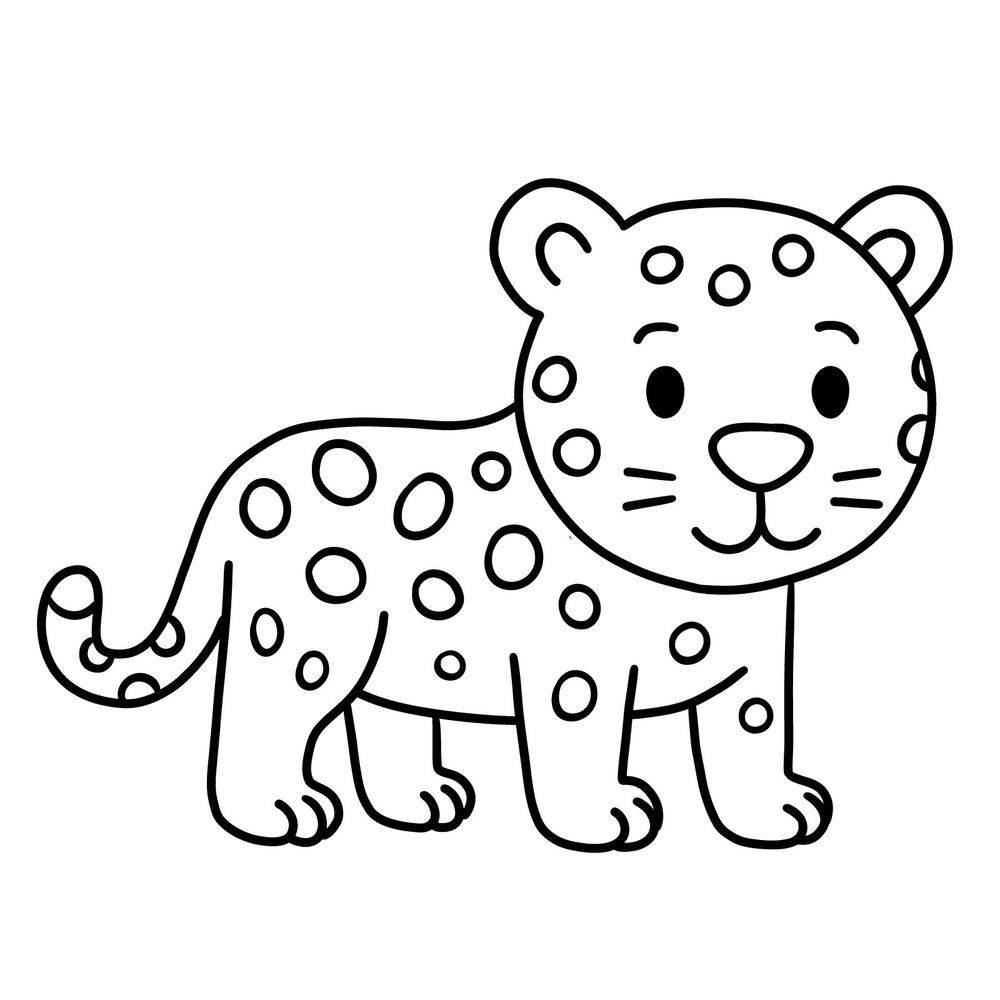 Easy Leopard Drawing Guide: Fun Step-by-Step Tutorial for Kids