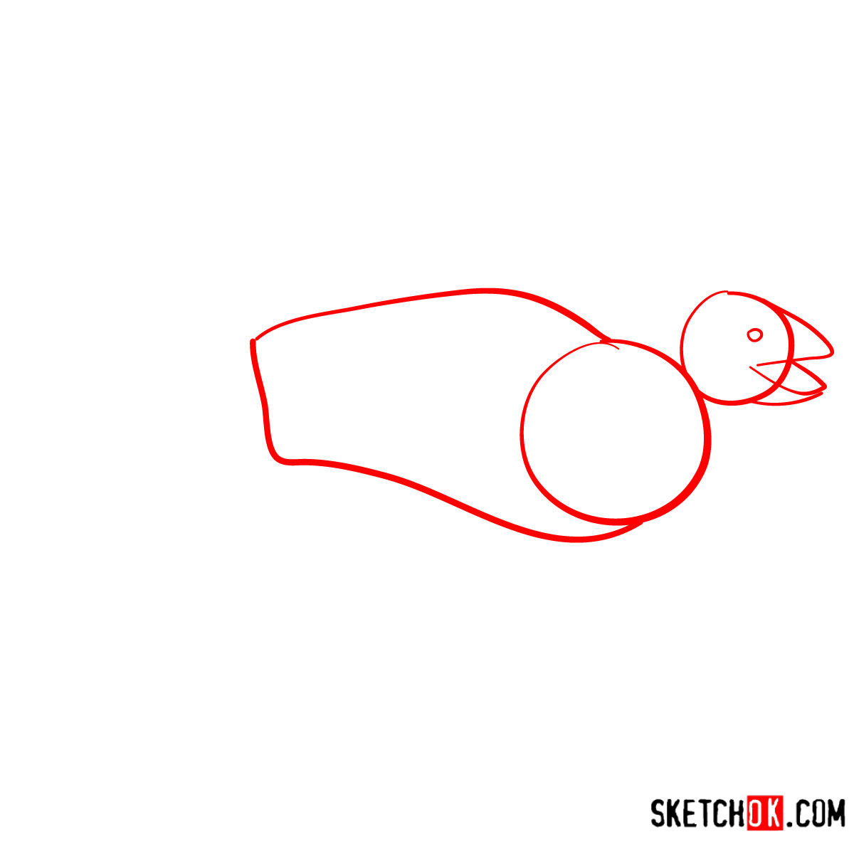 How to draw a Leopard seal | Sea Animals - step 01