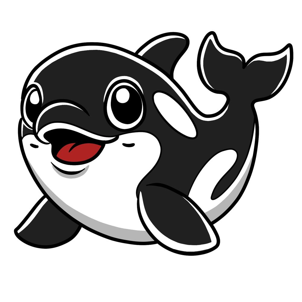 How to Draw a Cute Cartoon Orca – Easy Step-by-Step Guide