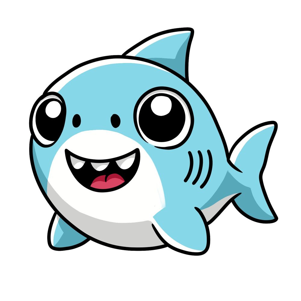 Learn How to Draw a Cute Cartoon Shark – Easy and Fun Guide