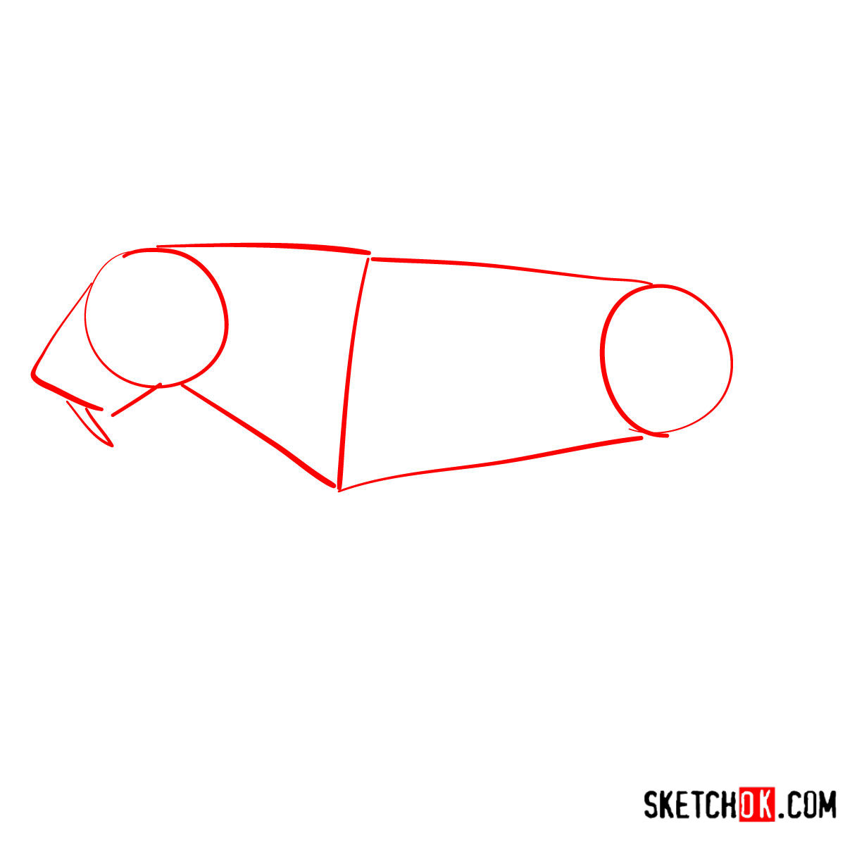 How to draw a Smilodon | Extinct Animals - step 01