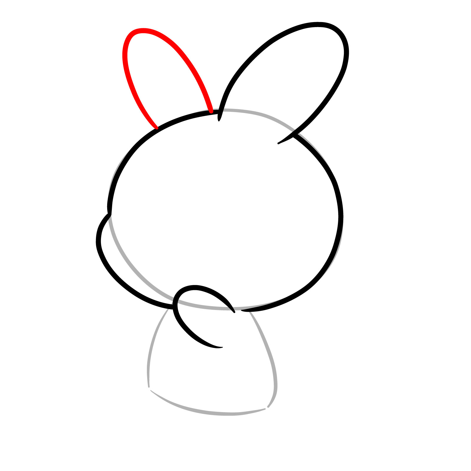 How to Draw a Chibi Rabbit - step 04