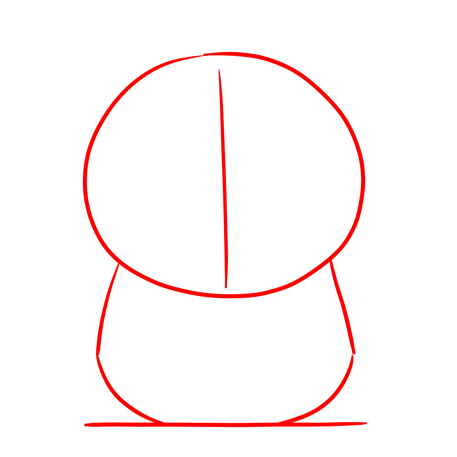 How to Draw a Guinea Pig Cartoon-Style - step 01