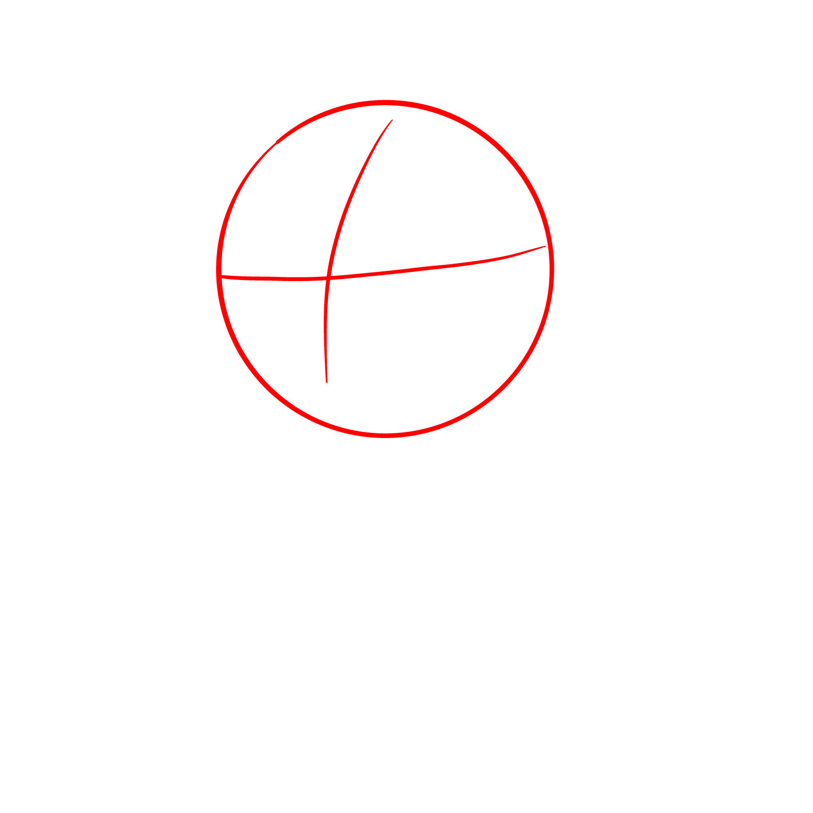 How to Draw a Cow Face Eating Grass - step 01