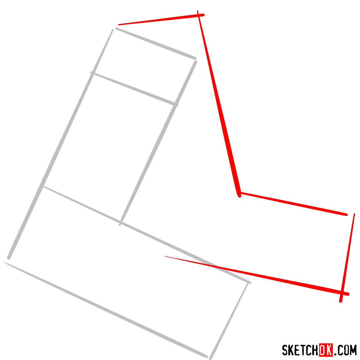 How to draw Boston Red Sox logo | MLB logos - step 02
