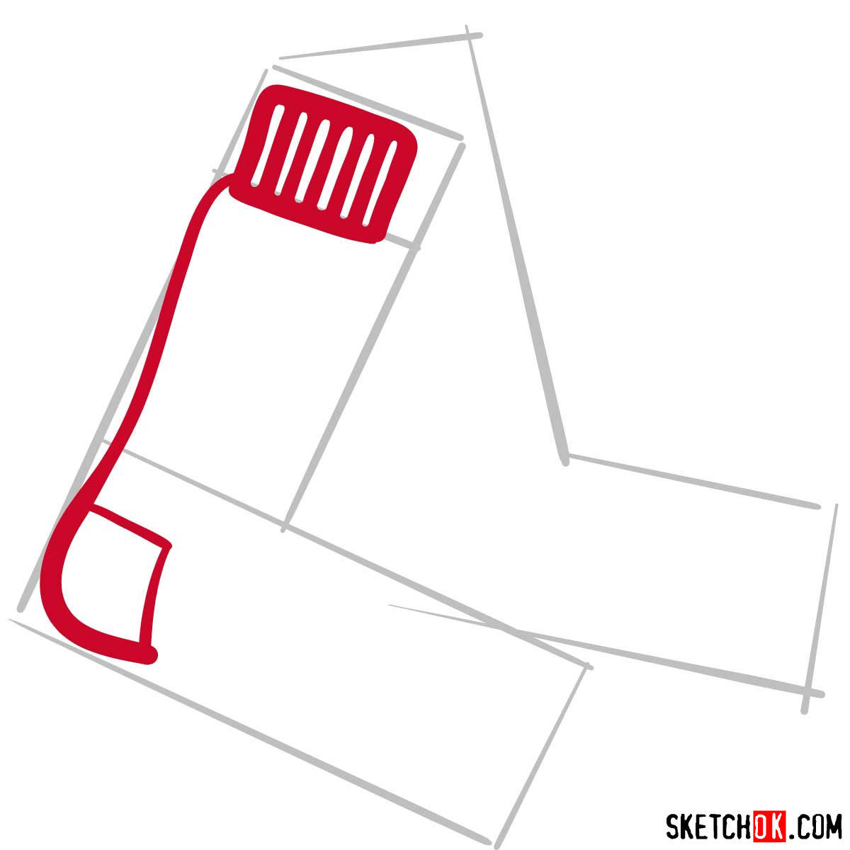 How to draw Boston Red Sox logo | MLB logos - step 04