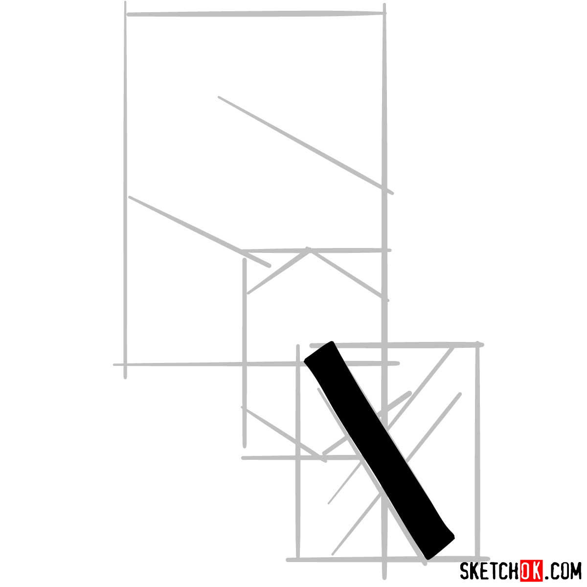 How to draw Chicago White Sox logo | MLB logos - step 03
