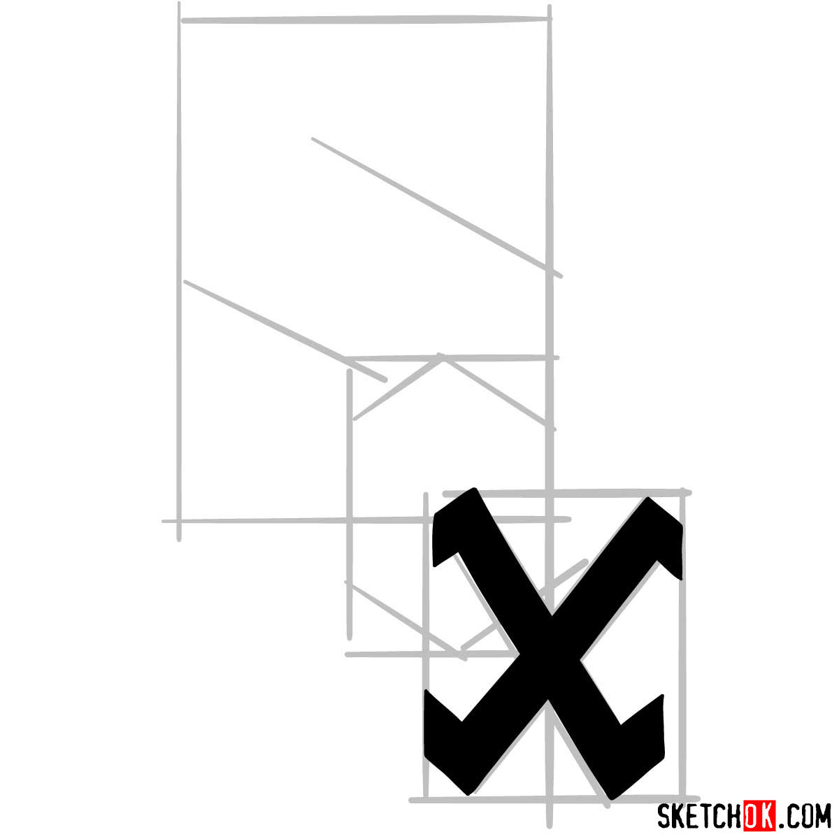 How to draw Chicago White Sox logo | MLB logos - step 05
