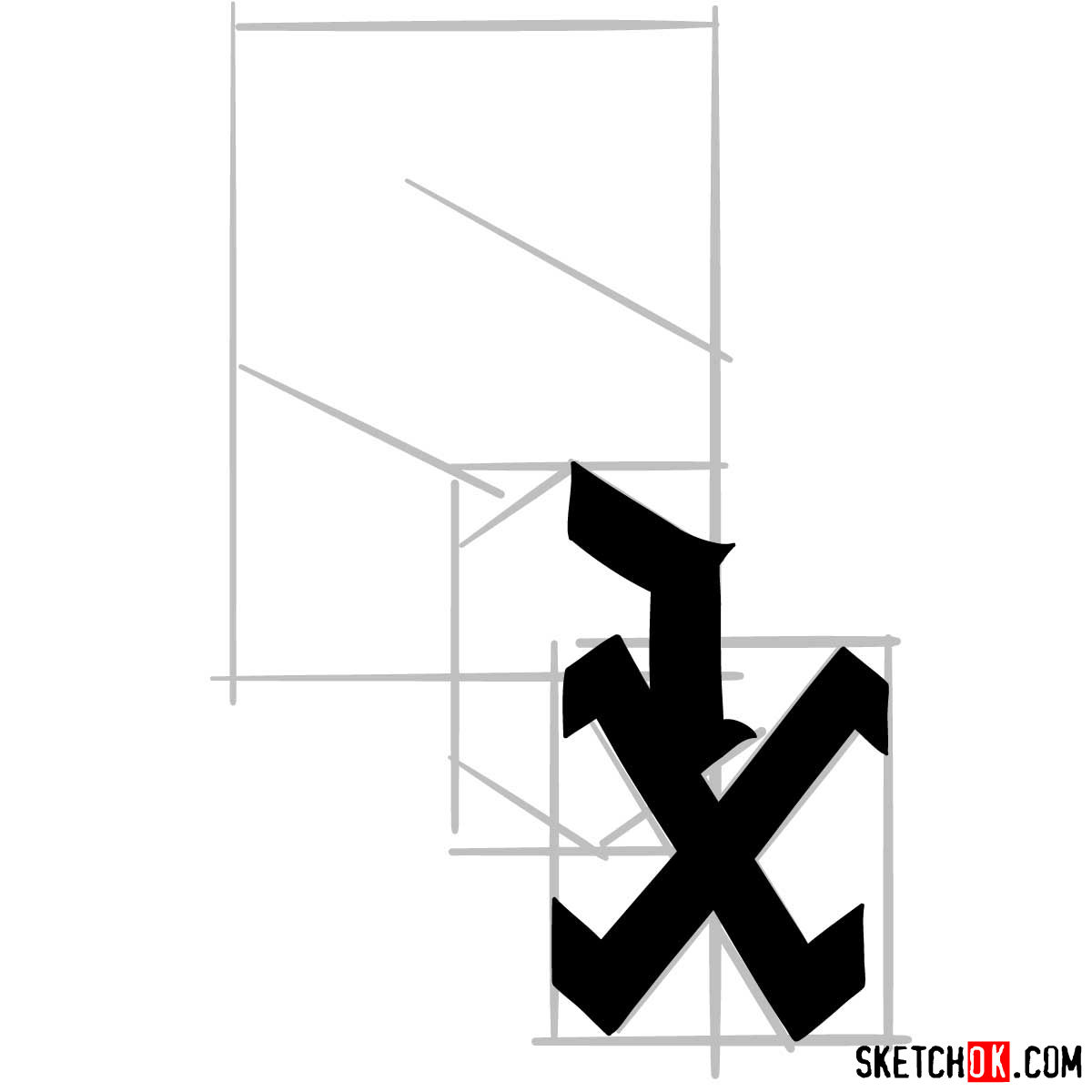 How to draw Chicago White Sox logo | MLB logos - step 06