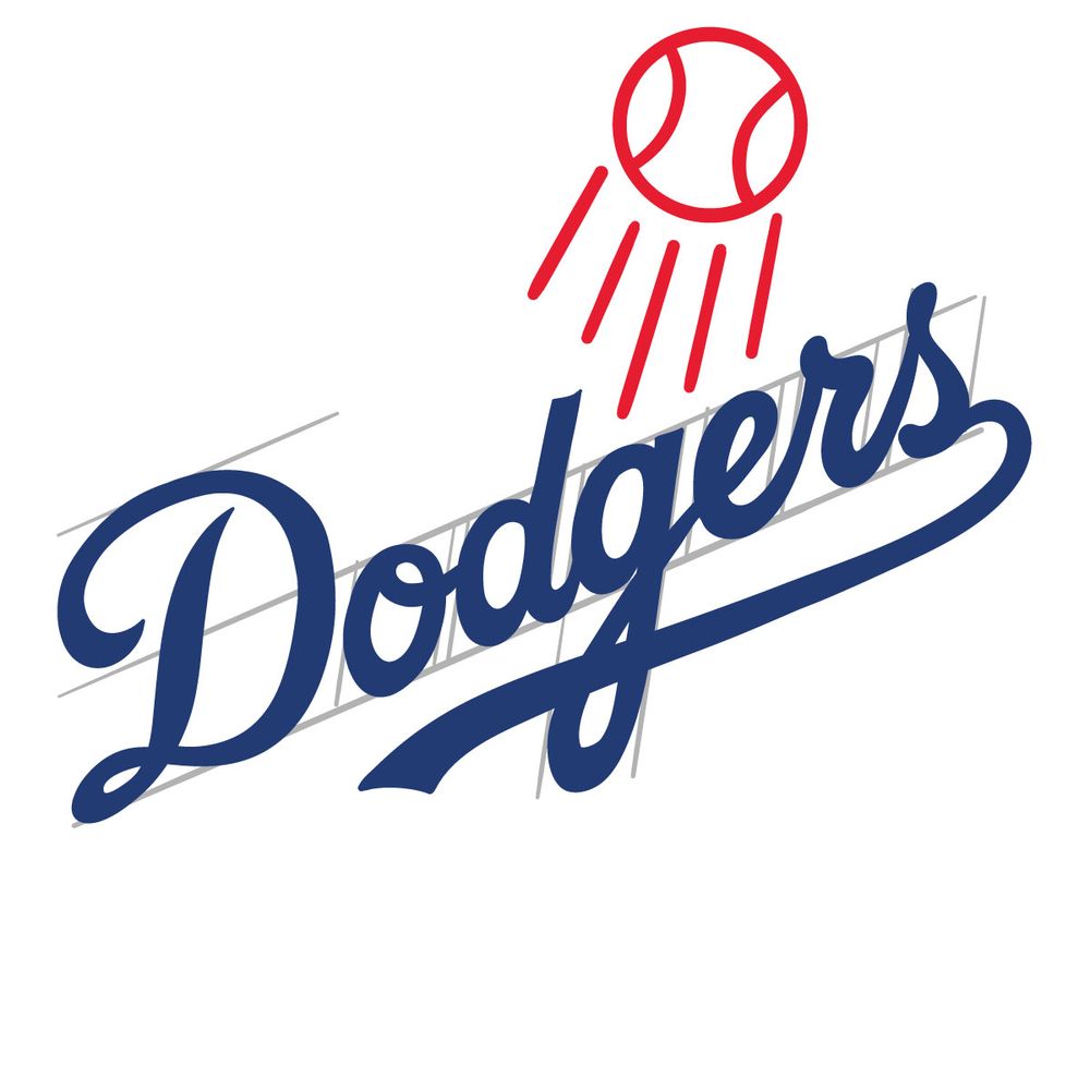 How to draw the Los Angeles Dodgers logo - step 17