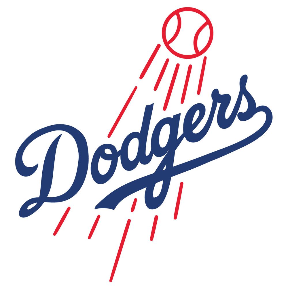 How to draw the Los Angeles Dodgers logo