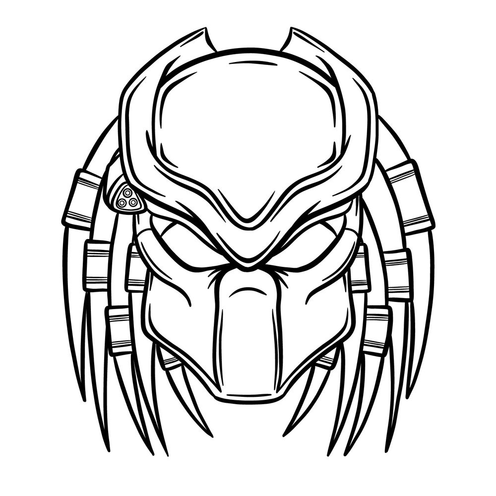 How to Draw a Predator Mask: Step-by-Step Guide