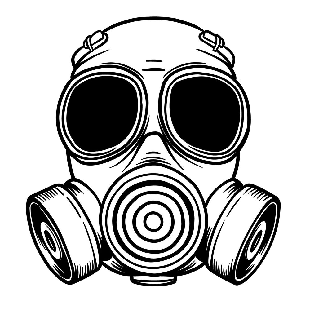 Gas Mask Illustration: How to Sketch It Right
