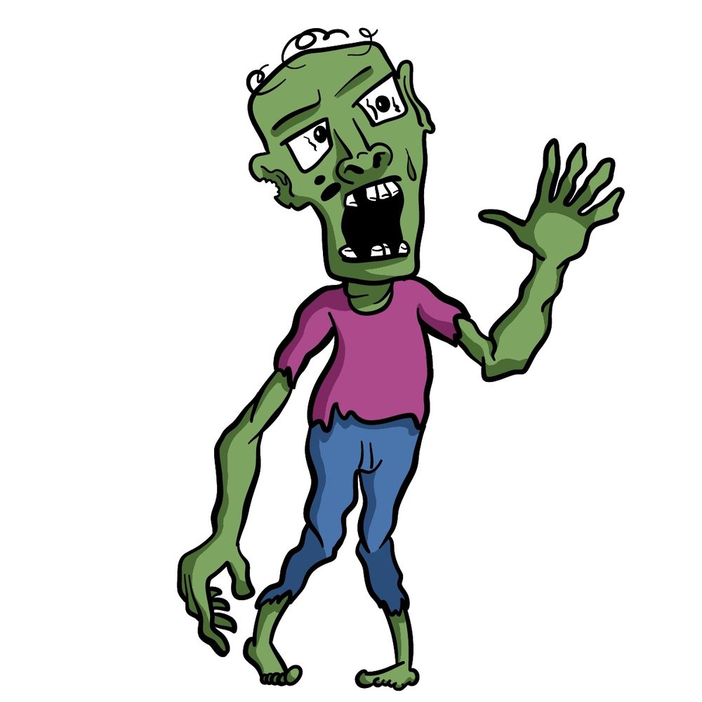 How to draw a Zombie