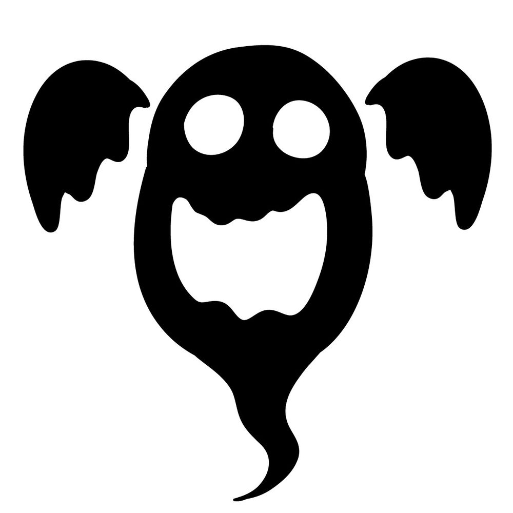 How to draw a Ghost Silhouette with Wings