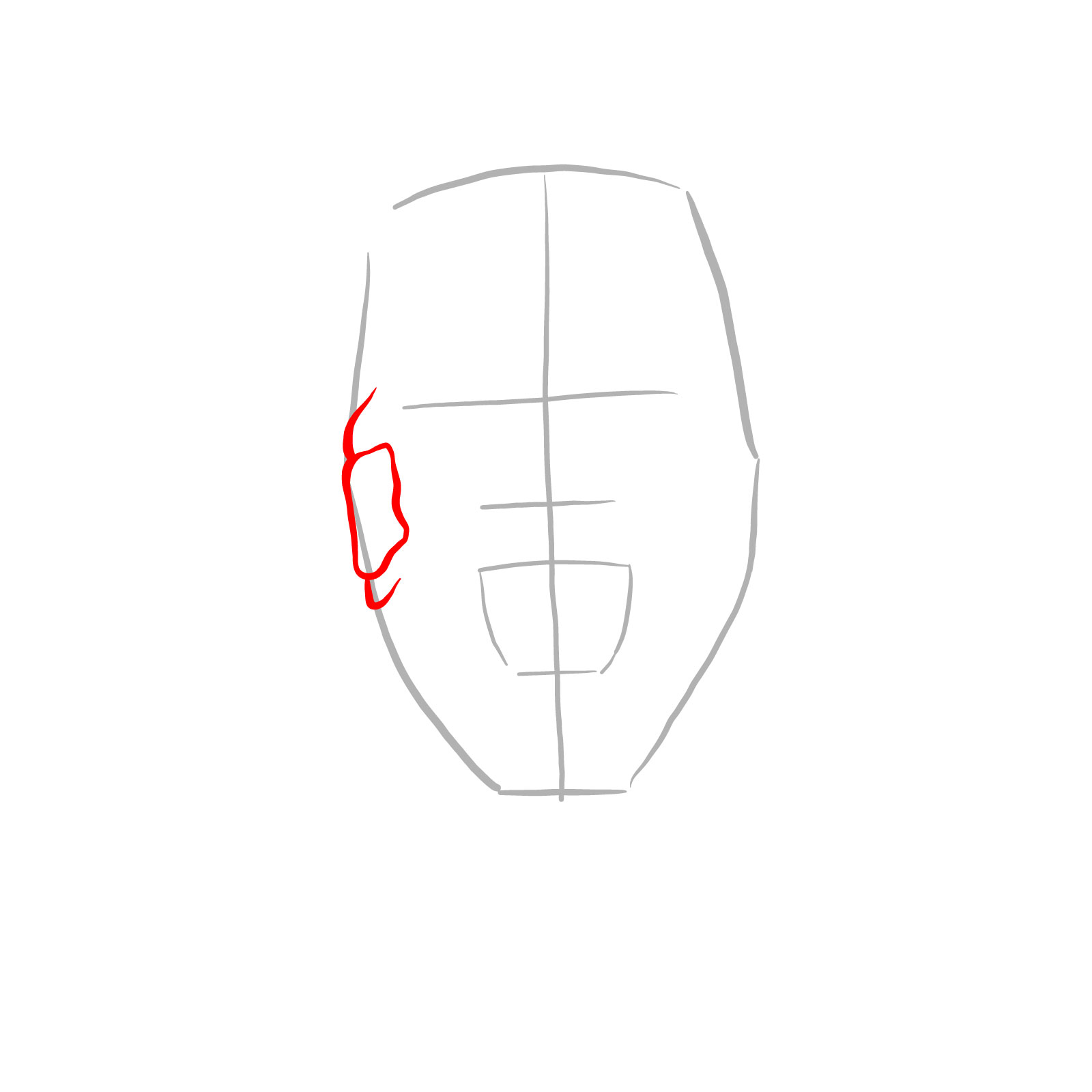 How to draw 6ix9ine (art) - step 03