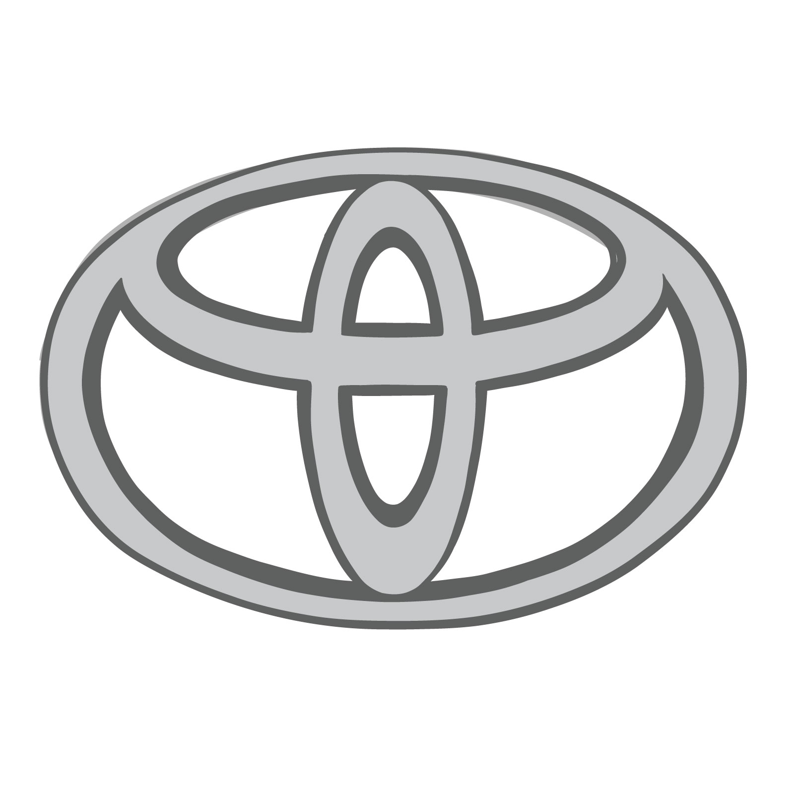 How to draw a Toyota logo - step 12