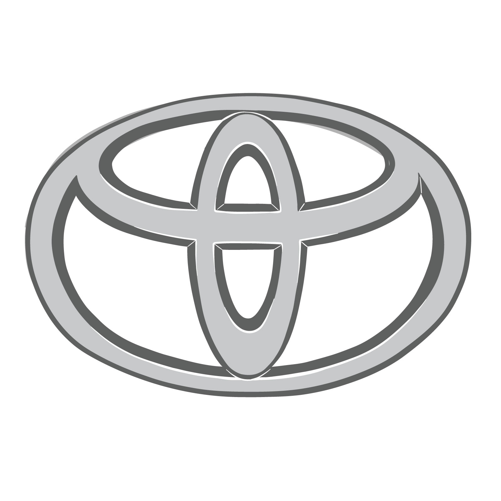 How to draw a Toyota logo - step 13