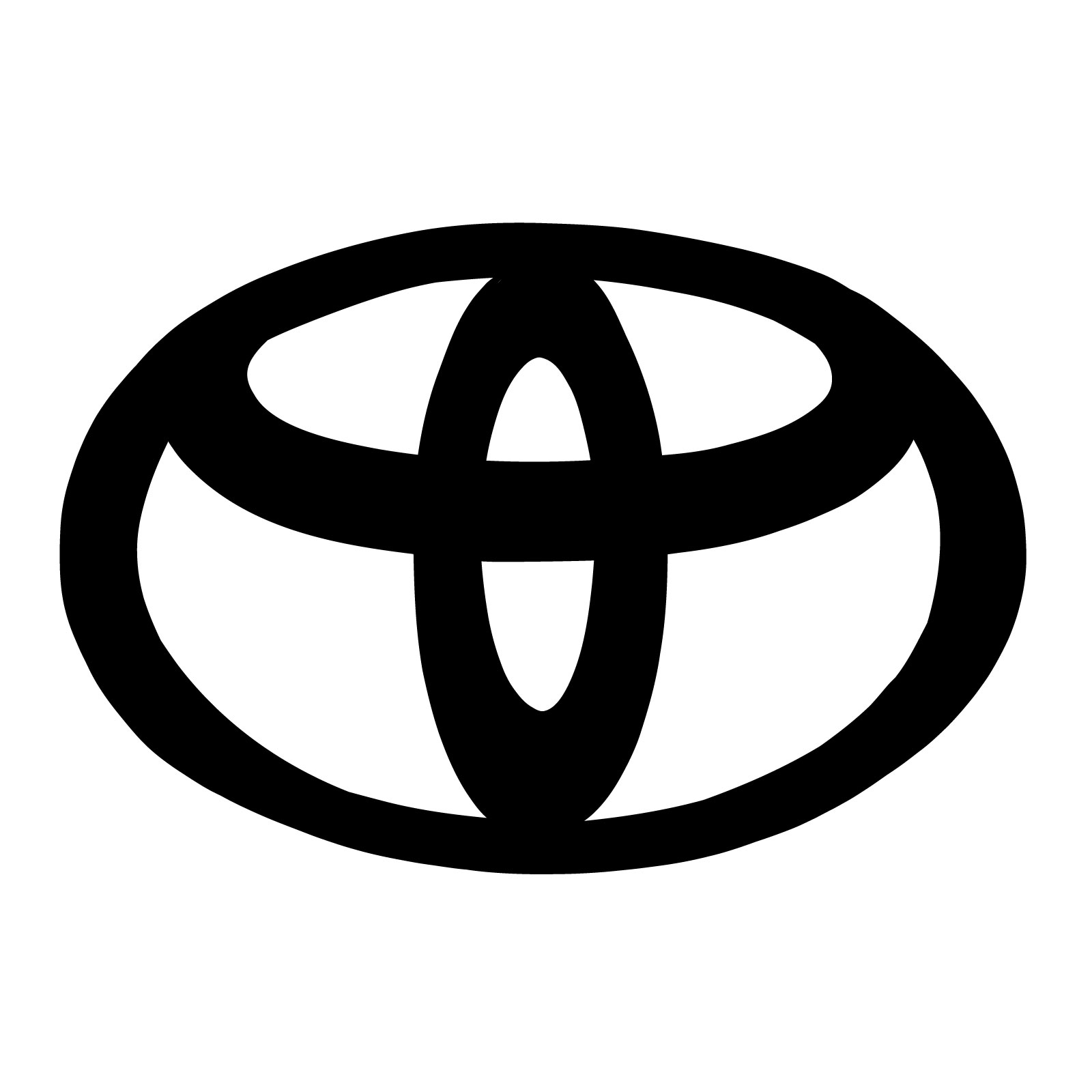 Draw a Toyota logo in 3 easy steps Sketchok easy drawing guides