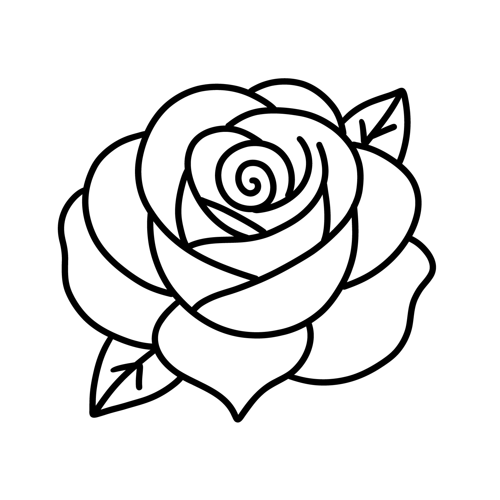 Premium Vector | Beautiful easy roses flowers coloring book for preschool  children cute educational roses flowers