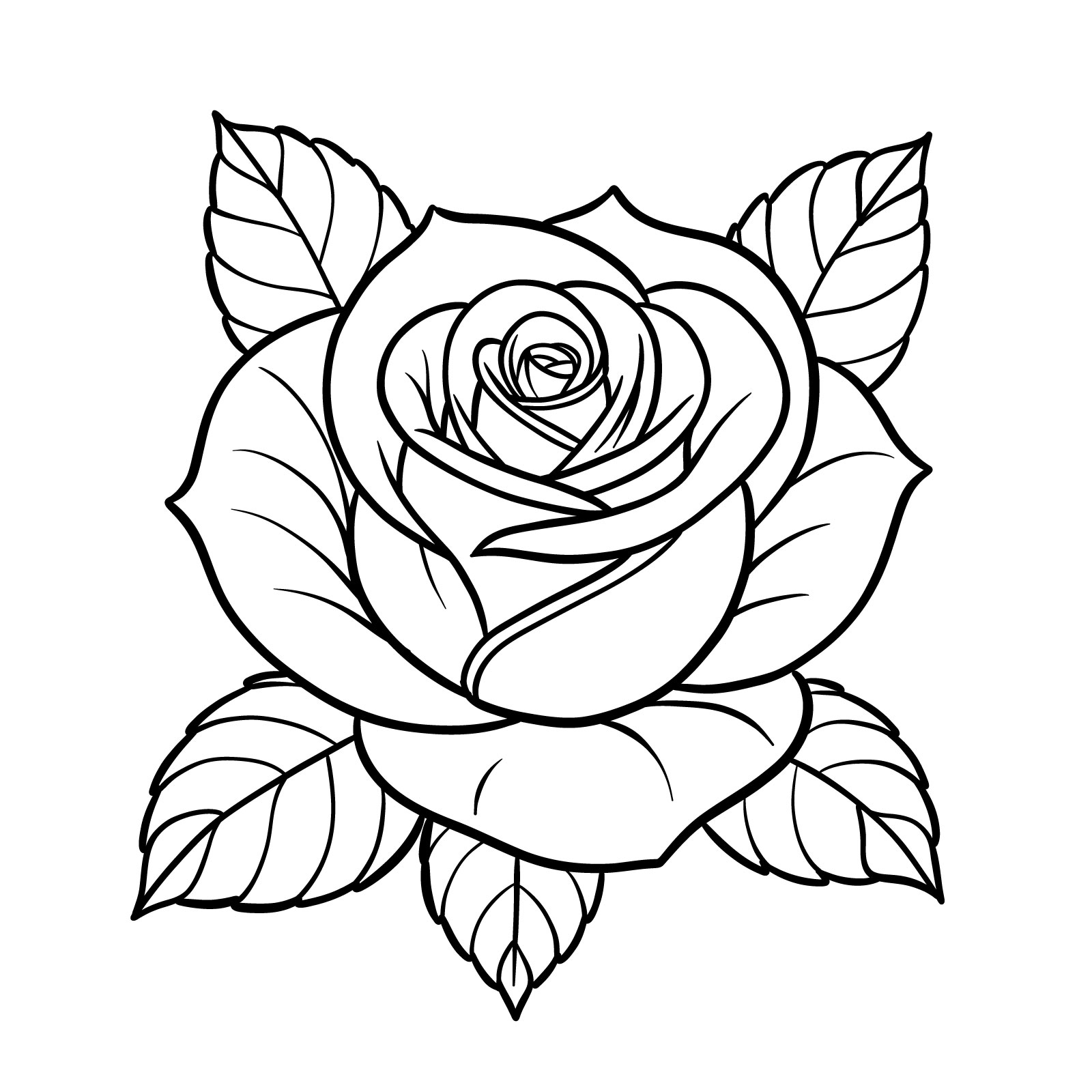 15 Simple Rose Drawing Ideas For Beginners – The Beginning Artist