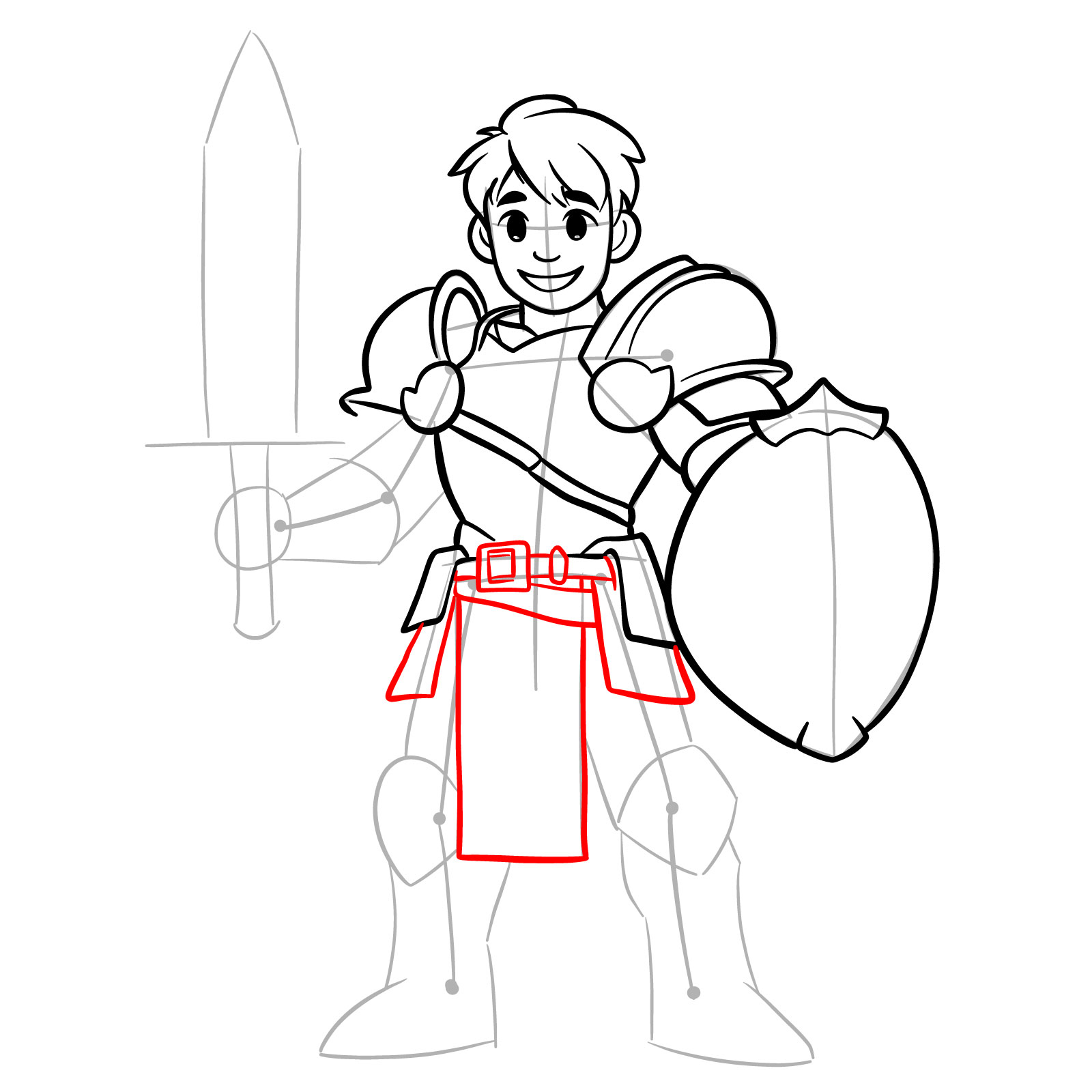paladin step 13: detailing body and accessories
