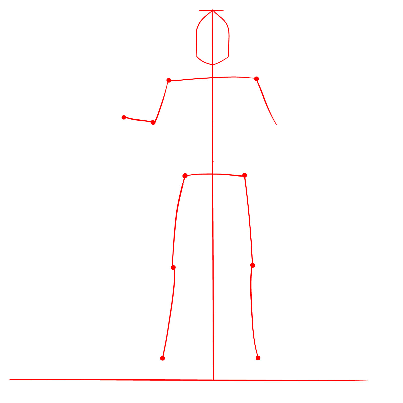 How to draw a realistic paladin step 1: initial pose and helmet outline