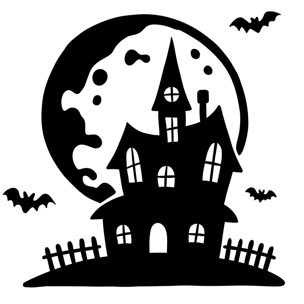 Create a Classic Haunted House Silhouette in 11 Easy Steps