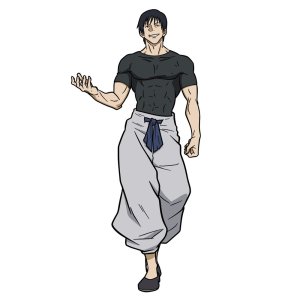 How to Draw Toji Fushiguro Full Body from Jujutsu Kaisen